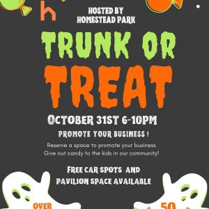 10/31 Trunk or Treat at Homestead Park