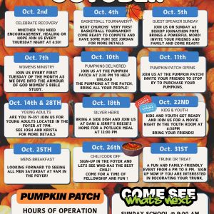 10/31 Next Church Trunk or Treat