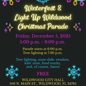 12/05 Winterfest and Light Up Wildwood Christmas Parade