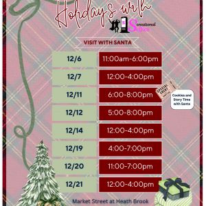 12/06-12/23 The Santa and The Grinch Experience at Market Street at Heath Brook