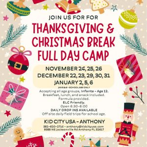 Kid City USA Anthony Christmas Break Camp
