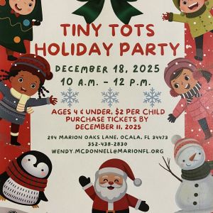 12/18 Oaks Tiny Tots Holiday Party