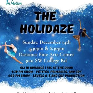 12/14 The Holidaze Dance Recital by Footprints in Motion