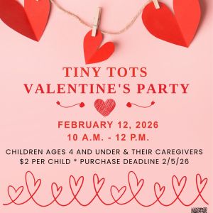 02/12 -Oaks Tiny Tots Valentine's Day Party at Marion Oaks Recreation Center