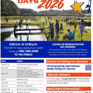 5/09 UF IFAS Family Fishing Days-Mother's Day Fishing