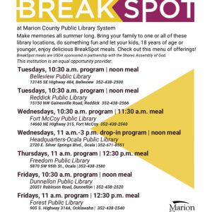 Marion County Libraries Summer Breakspot and Celebrate America!
