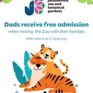 6/21 Jacksonville Zoo and Gardens Father's Day