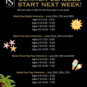 PS Dance Studio Summer Classes