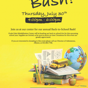 07/30 Ocala Oaks Rehabilitation Center Back to School Bash