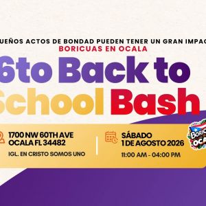08/01 Boricuas in Ocala Back to School Event