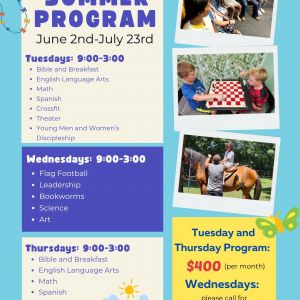 Christian Homeschool Education Center Summer Program