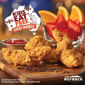 Outback Steakhouse Kid's Eat Free