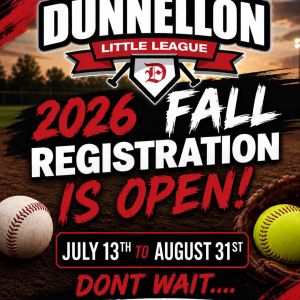 Dunnellon Little League Registration