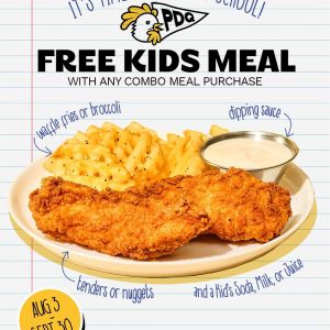 PDQ Kids Eat Free