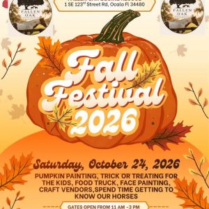 10/24 Fallen Oak Equine Rescue Fall Festival